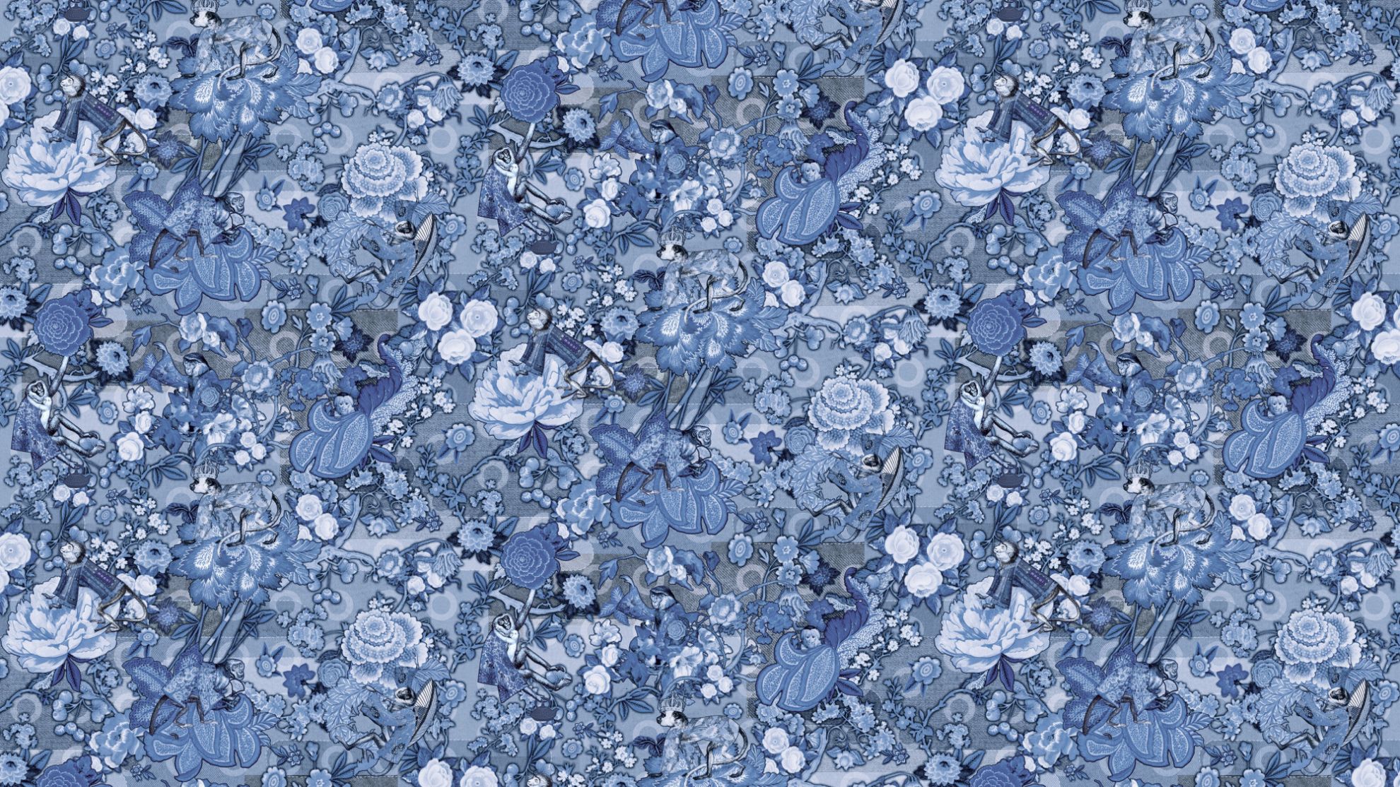 Колекція Moooi Wallcovering Tokyo Blue, MO3012